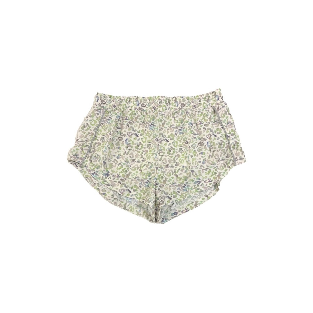 Fabletics Eco Full Speed Run Short Leopard Print Running Shorts – Est Size Small